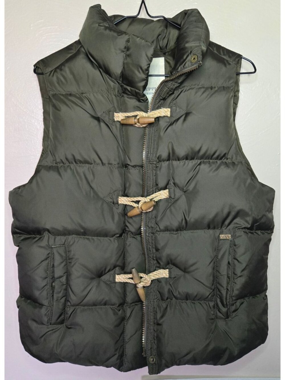 Ralph Lauren Ladies Denim & Supply Quilted Down Puffer Vest Size Medium Classic